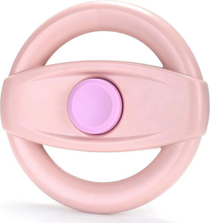 Accmor Stroller Steering Wheel Toy, Steering Wheel for Shopping Carts | Simulated Steering Wheel Universal Detachable Pretend Driving Funny Stroller Toy Attachment