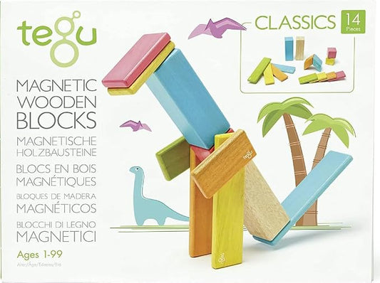 Tegu Wooden Tints Set, Assorted, 14 Pieces (TEG14PTNT306T)