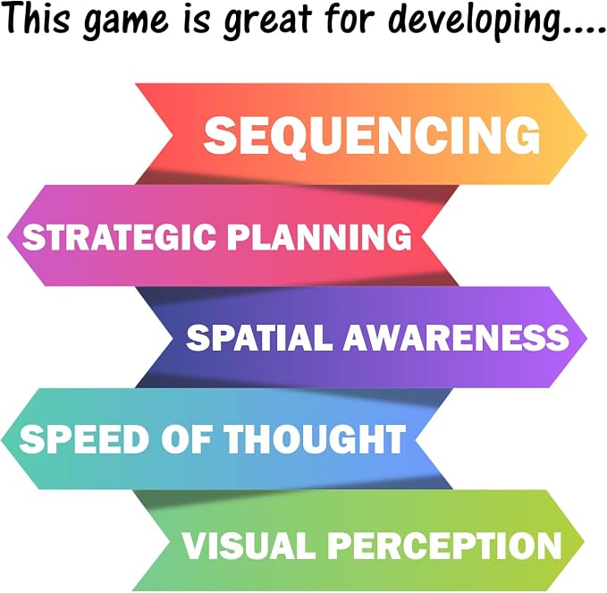 The Genius Square from the Happy Puzzle Company | Game of the Year Award Winner | 60000+ Solutions | STEM Puzzle Game for 1-2 Players | Ages 6 - Adult | Roll the dice and Race to Fill the Grid!