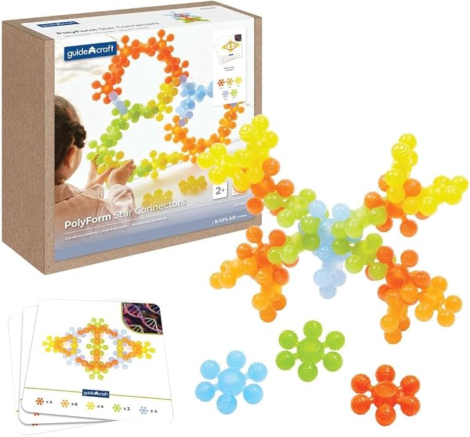Kaplan Early Learning Company PolyForm Star Connectors - 35 Pieces