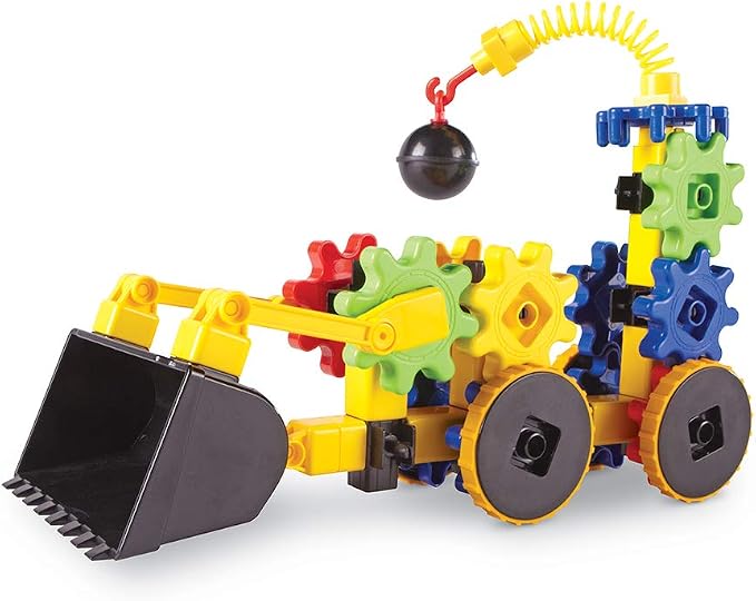 Learning Resources Gears WreckerGears, STEM Activities, Fine Motor Skills, Toddler Explorer Kit, Science and Construction, Boys and Girls Gifts, 47 Pieces, Ages 4 and Up
