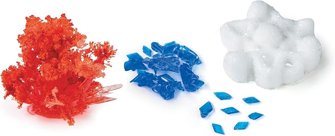 MindWare 12 Days of Crystal Science Kit | Hands-on experiments kids set up and run themselves. Includes 12 unique crystal science and 40 ingredients. Ages 8+.