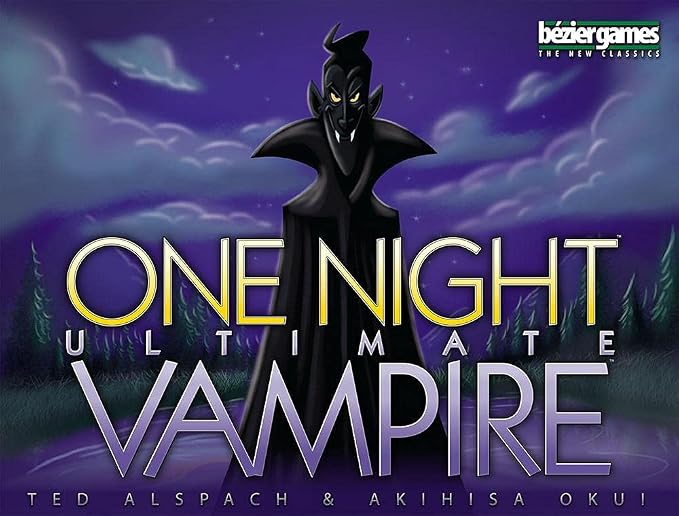 One Night Ultimate Vampire by Bezier Games | Ages 8+ | 3-10 Players | Scary Fun Party Game for Kids & Families | Fast-Paced Gameplay | Engaging Social Deduction | Hidden Roles & Bluffing