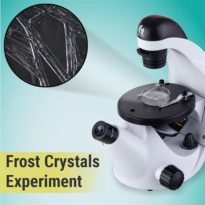 AmScope IN50C-PB10 Inverted Microscope Kit, 40X-500X | 40X-500X Magnification Range