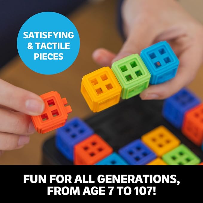 Educational Insights Kanoodle SudoQube - 3D Brain Teaser Puzzles for Kids Ages 8-10, Travel-Friendly Pocket Sudoku Game, Brain Games for Adults, Teens, and Kids, Single Player Puzzle Games