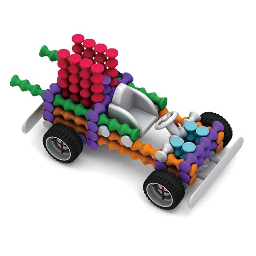 POPULAR PLAYTHINGS Playstix, Master Set 141 Piece, Building Sticks Kit | for Kids Ages 4 and Up, Construction Stem Building Toy Gift, for Boys & Girls, for Kids