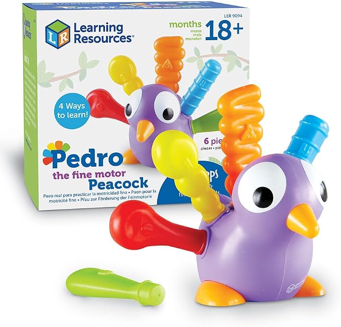 Learning Resources Pedro the Fine Motor Peacock