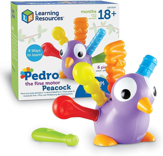 Learning Resources Pedro the Fine Motor Peacock