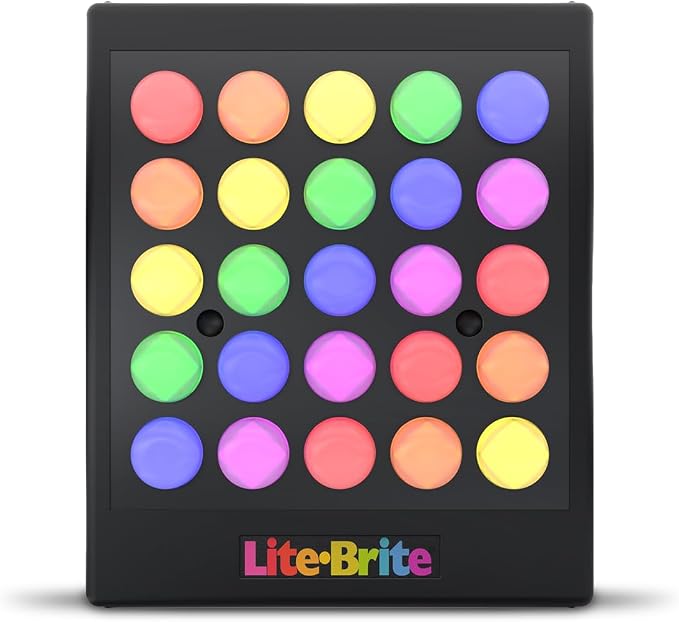 Lite Brite Mini Touch, Create Art with Light, Enhances Creativity, Gift for Girls and Boys Ages 6+