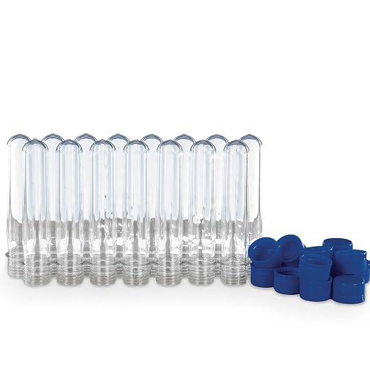 Steve Spangler Science Large Plastic Test Tubes with Caps, 15-Pack | Ages 5+, Kindergarten+, Chemistry Set for Kids, STEM Projects, Educationals