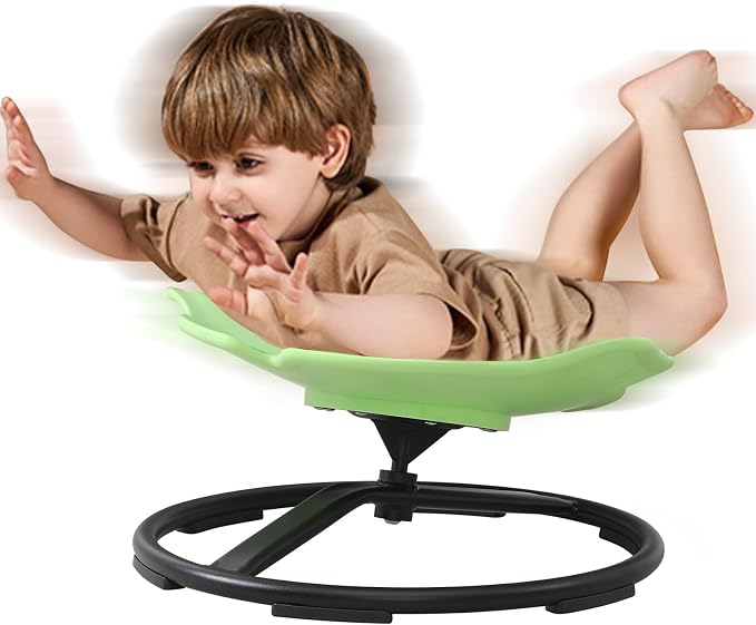 Spinning Chair for Autistic Kids, Sensory Toys for Kids With Autism | 360° Sensory Swivel Chair, Spin Seat for Children With ADHD, Safe & Smooth Sit and Spin Improve Balance,Gift For Ages 3+