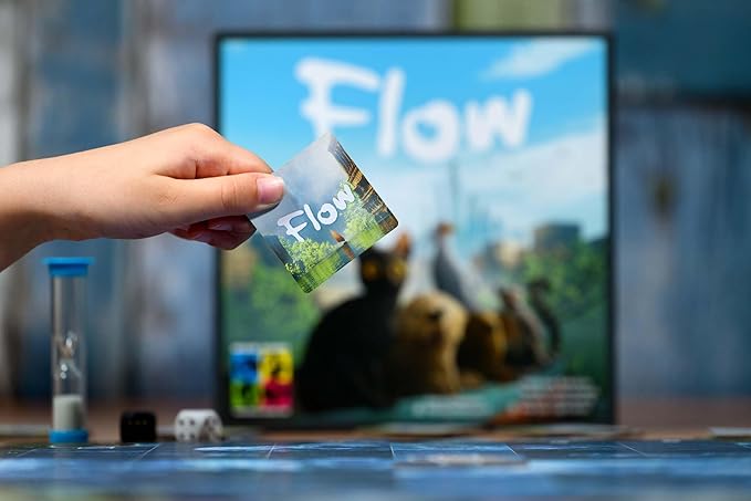 Flow Cooperative Board Game – Strategy Game for 1–4 Players Ages 8+ | Work together in Flow to overcome challenges in an exciting cooperative adventure.