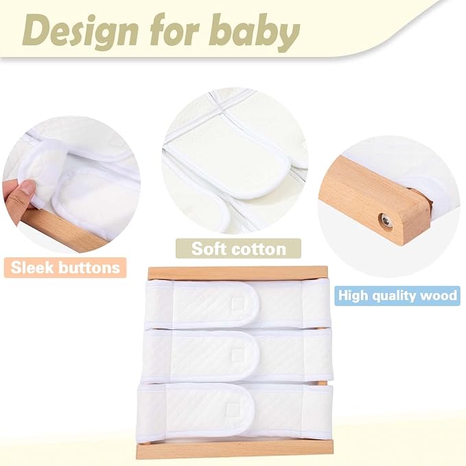 Montessori Wooden Toys for Dressing Learning Board Learning Basic Dressing Skills - Buttons, Snaps, Zippers, Belt Buckles & Hook-and-Loop Fastener Toys for 1 2 3 Year Old Toddlers Sensory Toy Gifts
