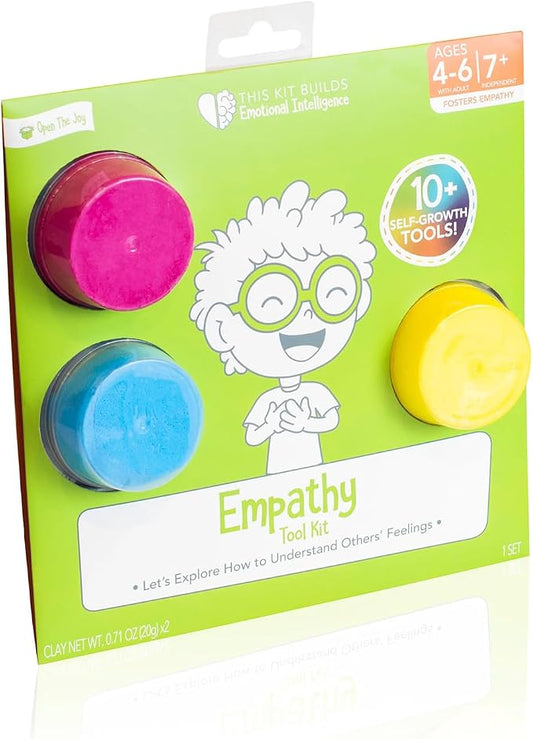 Open The Joy Empathy Builder Toolkit for Kids Ages 4+ Social Emotional Learning Toys, Emotional Intelligence Activities, Feelings Learning Kit, Therapy Tools for Children, Screen-Free Educational Gift