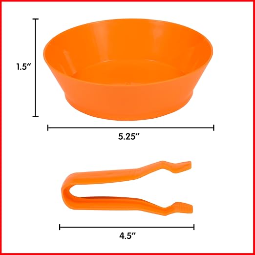edxeducation Sorting Bowls & Tweezers, Set of 12, 6 Colors | Counting and Sorting Toy for Toddlers ages 18m+, Early Math and Fine Motor Skills