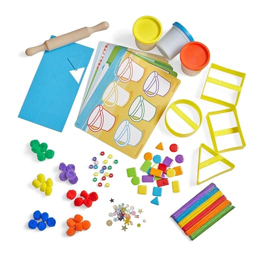 hand2mind Counting and Sorting Sensory Activity Kit, Sensory Box, Ages 3+ | Loose Parts Play Materials for Kids, Sensory Bin, Fine Motor Toys, Play Therapy Toys, Arts and Crafts Kits