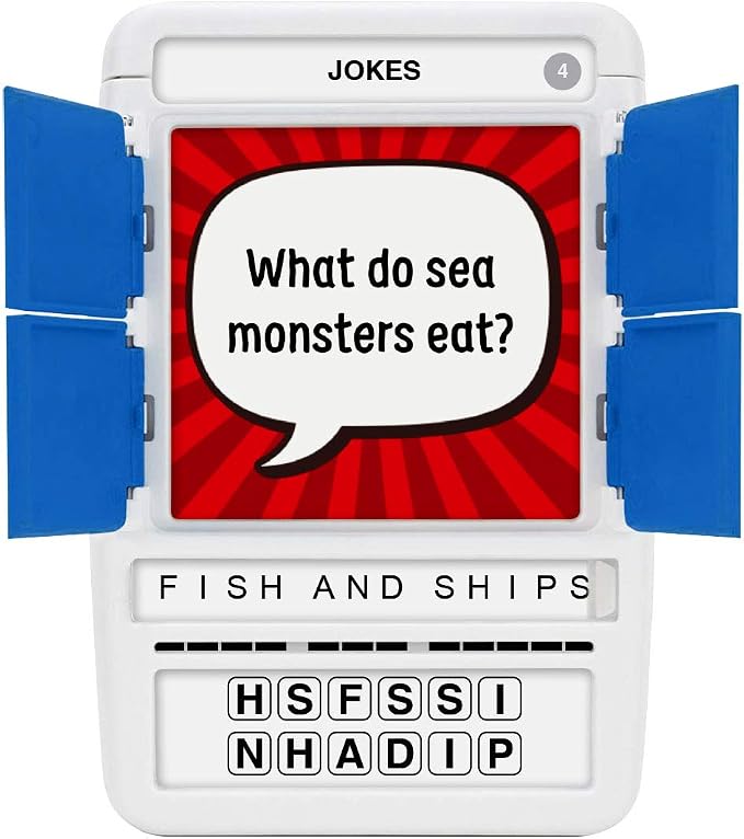 Jokes Travel Game - Family Brain Teasers Pocket Puzzles for Kids and Adults POP08015