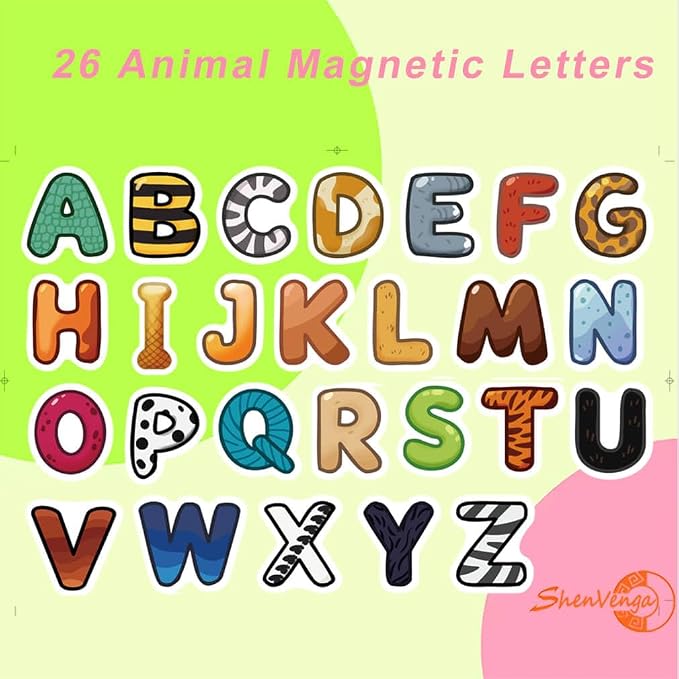 Magnets Letter for Kids 26 PCS Early Educational Learning Toy | Fridge Magnetic,Cute Refrigerator ABC Alphabet for Toddlers 1-3 ,Preschool Spelling Tool,Gifts
