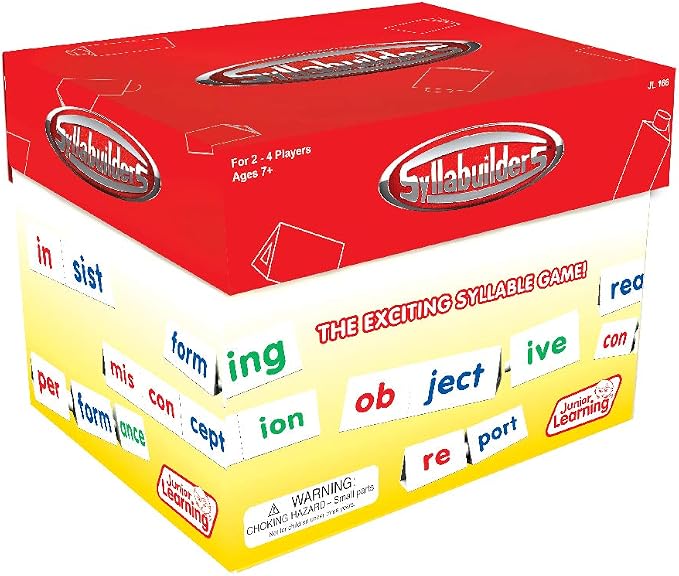 Junior Learning Syllabuilders Board Games, Multi Medium
