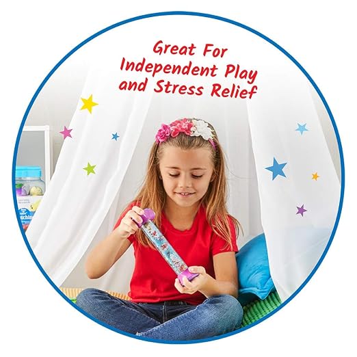 hand2mind Sensory Fidget Toy Kit, Play Therapy Toys, Fidget Tube, Mini Glow Sticks, Play Foam, Stress Ball, Anxiety Sensory Items, Occupational Therapy Toys, Calm Down Corner Supplies (128 Pieces) | Sensory Fidget Toy Set, Calming Corner Classroom, Anx...