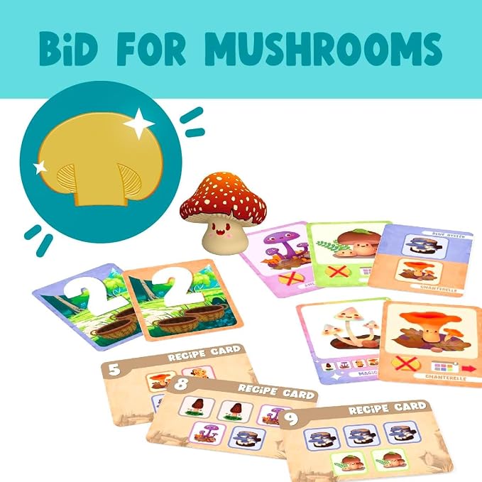 Gamewright A Bunch of Fun Guys – Family Board Games & Kids Games | Card Bidding Game for Kids 8+ | Cooperative Rescue Adventure for 2‑4 Players