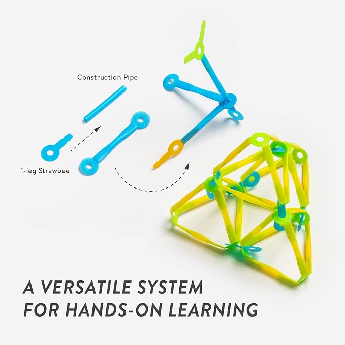 Strawbees Creature Creator Kit I Building Toys I Straws and Connectors | Creative STEM learning at home and school, Education learning tool, Maker construction toy