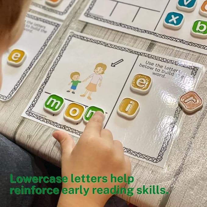 Bananagrams My First, Lowercase Letter Word Game for Ages 4+ | Combo-letter tiles build early spelling & phonics skills; word game for pre-readers and kids ages 4+