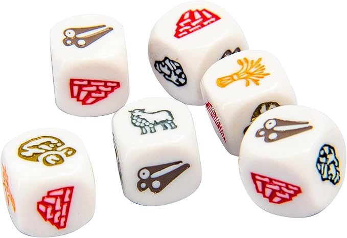 CATAN Dice Game - Portable Fun for On-the-Go Adventures! Strategy Game, Family Game for Kids and Adults, Ages 7+, 1-4 Players, 15-30 Minute Playtime, Made by CATAN Studio | Portable Fun for On-the-Go Adventures, Strategy Game, Family Game for Kids and ...