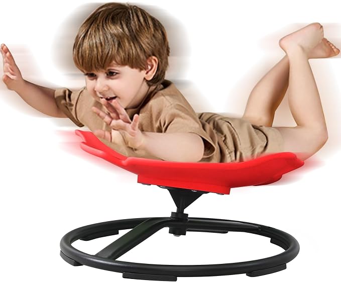 Autism Sensory Spinning Swivel Chair for Autistic Kids | 360° Spin Seat Toy,Sit and Spin Chair for Balance and Motion Training, Supports Up To 220 Lbs,Sensory Products,Age 3+