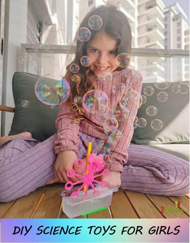 DIY Girls STEM Project, Kids Science Experiments Arts and Crafts Electric Toys Ages 8 9 10 11 12+ Teens, Educational Engineering Kit Present for Girls, Robotics Building Set & Birthday Gift idea