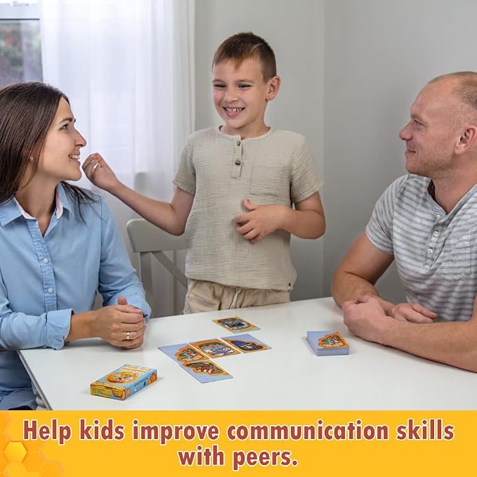 Mind Your Beeswax - Social Emotional Learning and Social Skills Games | Play a Mix of Activities and Games to help kids learn social skills in a safe fun environment - for Ages 8+ | 3-8 Players