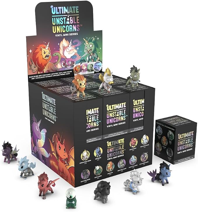 Unstable Games Unstable Unicorns Ultimate Vinyl Figure Mystery Box - Includes Special Promo Card!