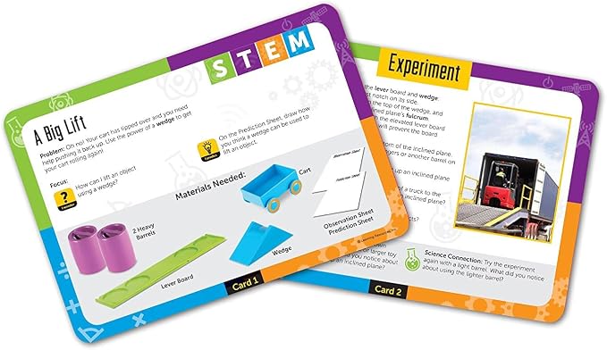 Learning Resources STEM Simple Machines Activity Set | STEM Engineering Kits for Kids, Simple Machines Kit for Classroom, Pulley Machine, Engineering Activities