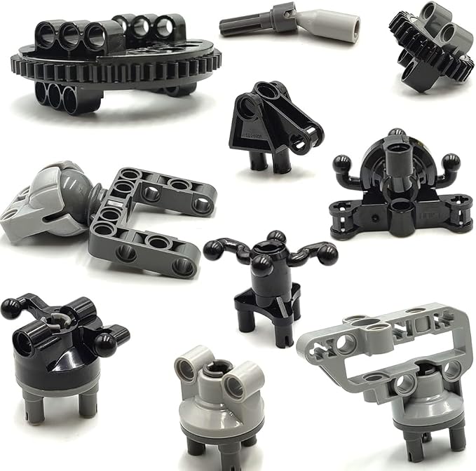 dspitwod MOC Technical Wheels Connectors Rack Gear Car Suspension Building Brick Accessories Pieces Sets STEM Learning Kits Engineering Toy Gift for Kids …