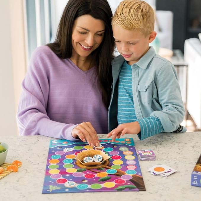 Peaceable Kingdom Hoot Owl Hoot - Cooperative Matching Game For Kids | Cooperative color-matching game—work together to fly the owls home before sunrise. Builds teamwork, ages 4+