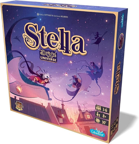 Asmodee Stella: Dixit Universe Board Game - Competitive Sky Exploration Image Association and Strategic Guessing, Fun Family Game for Kids and Adults, Ages 8+, 3-6 Players, 30 Min Playtime