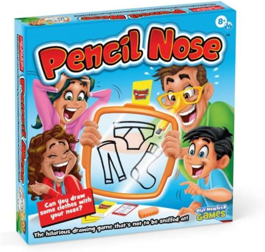 Pencil Nose Board Games for Family Night Ultimate Drawing Game Multi-Player | Family Game, Kids Games, Multi-Player, Board Games for Family Night, Preschool Toys, Hand-Eye-Coordination Game