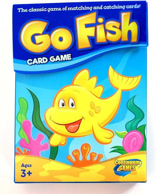 Continuum Games Go Fish Classic Card Game Fun | 3-6 Players, Ages 3 and Up, Includes 48 Cards and 3 Game Variations