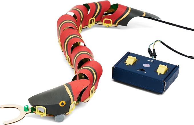 KiwiCo - Remote Controlled Snake Robot | DIY Robotics Engineering Building Kit | Science Exploration Activity & RC Learning Toy & Gift for Kids Ages 9+