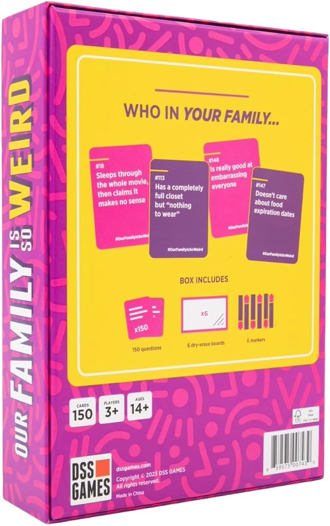 Our Family is So Weird | A Family Card Game to Decide Who’s Most Likely To