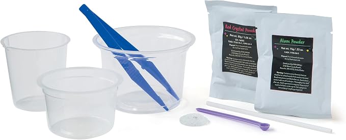MindWare 12 Days of Crystal Science Kit | Hands-on experiments kids set up and run themselves. Includes 12 unique crystal science and 40 ingredients. Ages 8+.
