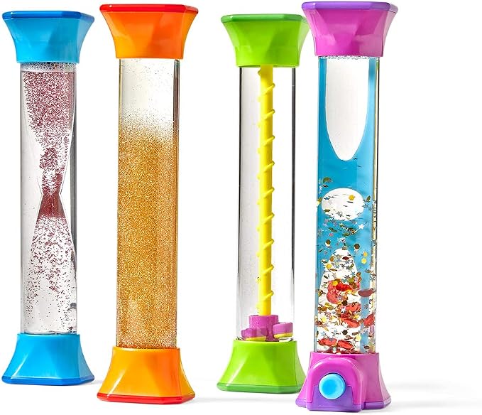 hand2mind Sensory Fidget Tubes, Sensory Toys, Travel Toys, Quiet Fidgets for Classroom, Calm Down Corner Supplies, Anxiety Relief Items for Kids, Toddler Stocking Stuffers, for Kids | Sensory Toys, Travel Toys, Quiet Fidgets, Anxiety Relief Items, Pres...