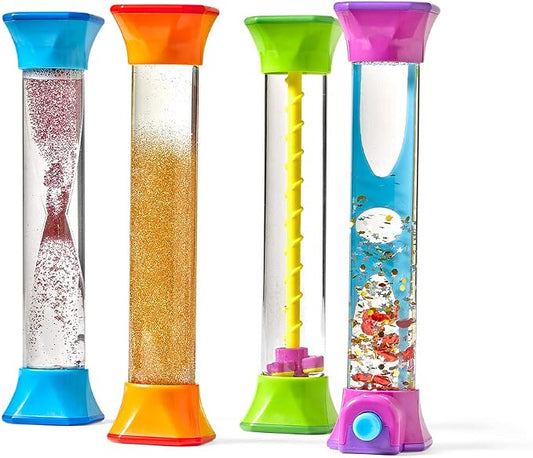 hand2mind Sensory Fidget Tubes, Sensory Toys, Travel Toys, Quiet Fidgets for Classroom, Calm Down Corner Supplies, Anxiety Relief Items for Kids, Toddler Stocking Stuffers, for Kids | Sensory Toys, Travel Toys, Quiet Fidgets, Anxiety Relief Items, Pres...