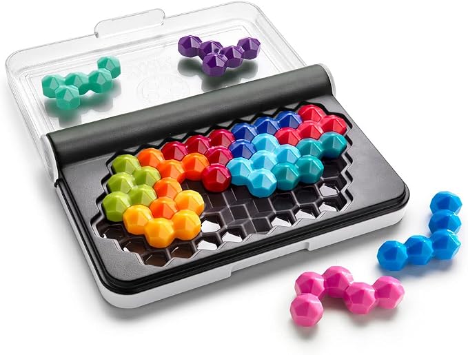 SmartGames IQ Six Pro Travel Game for Kids and Adults, a Skill-Building Brain Game - Brain Teaser for Ages 8 & Up, 120 Challenges in Travel-Friendly Case