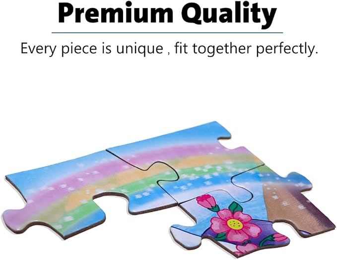 Puzzles for Kids Ages 4-6 6-8 Year Old - Princess & Unicorns | 100 Piece Jigsaw Puzzle for Toddler Children Learning Educational Puzzles Toys, Girls Birthday Gifts