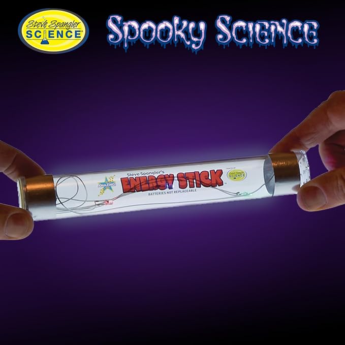 Steve Spangler Science Energy Stick, Learn About Electricity - 1 Piece | For School & Homeschool, Fun Science Kit, Learn About Electricity, Conduction, Open & Closed Circuits and Insulators