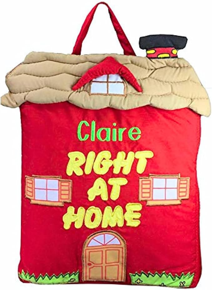 Personalized Right at Home Quiet Book Animal Learning Activity Busy Book for Toddlers and Children | Educational and Engaging Soft Fabric Travel Toy Companion