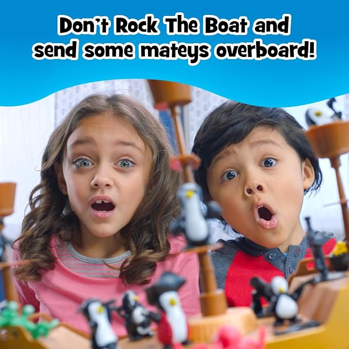 Don’t Rock the Boat Board Games for Family Night, Hand & Eye Coordination | Family Game, Kids Games, Multi-Player, Board Games for Family Night, Preschool Toys, Hand-Eye-Coordination Game