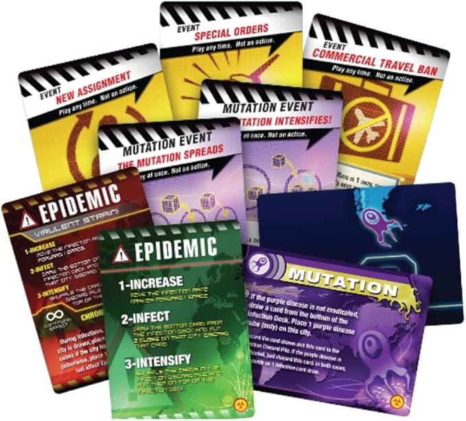Asmodee Pandemic on the Brink Board Game EXPANSION - Face New Challenges and Save Humanity, Cooperative Strategy Game for Kids and Adults, Ages 8+, 2-5 Players, 45 Minute Playtime