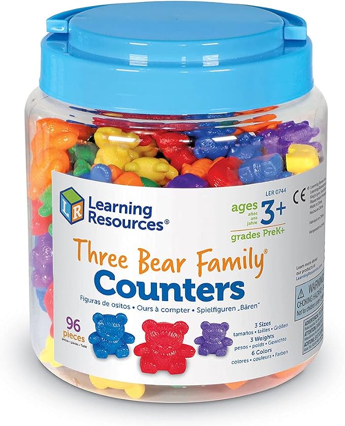 Learning Resources Three Bear Family Counters